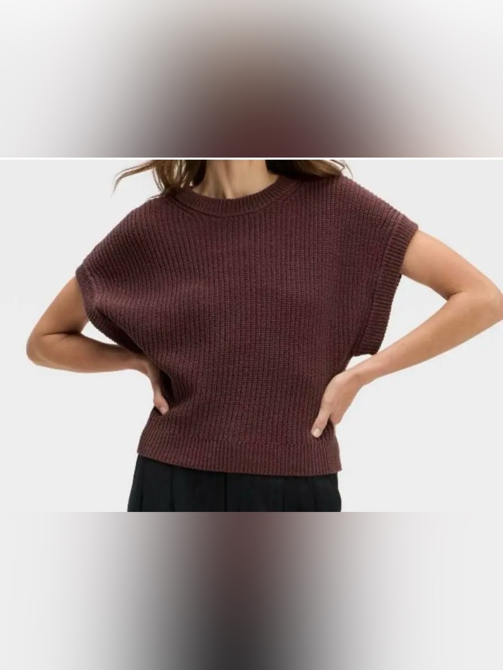 Women's Sweater Vest - A New Day™ Brown L